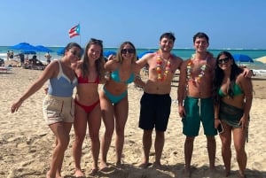 San Juan : boisson Coquito et cours de salsa sur la plage