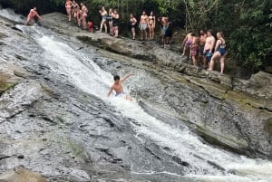 サンファン：エル・ユンケ熱帯雨林ハイキング & ルキロビーチ