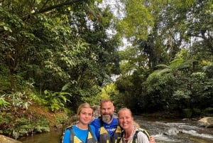 San Juan: Transport to El Yunque Famous Waterslide Adventure