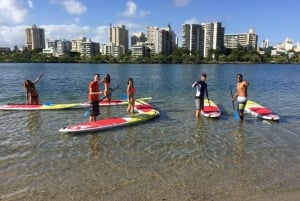 San Juan: visita guiada à Lagoa Condado de caiaque/paddleboard
