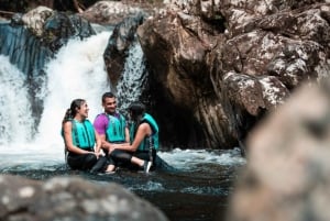 San Juan: Tour Avventura Foresta Pluviale e Acquascivoli Trasporto