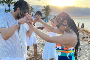 San Juan: Aula de salsa ao pôr do sol na praia