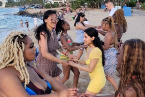 San Juan: Aula de salsa ao pôr do sol na praia