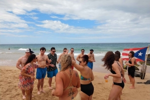 San Juan: Aula de salsa ao pôr do sol na praia