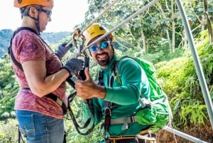 San Juan: Toro Verde Zipline-eventyr med transport