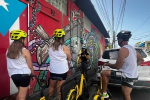 San Juan: Recorrido en bici por el barrio y el arte urbano de Santurce