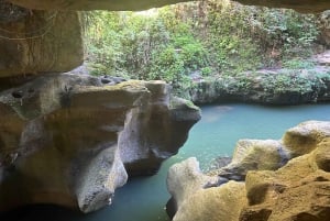 Charco Azul, Caves, Waterfalls, Beach, Free Adult Drinks