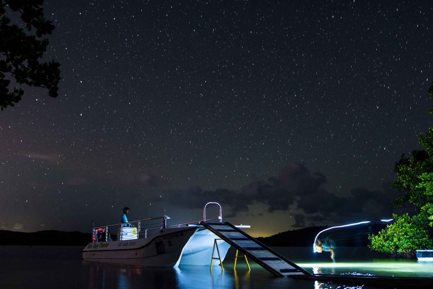 Vieques: Wycieczka łodzią po bioluminescencyjnej zatoce
