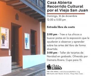 Casa Abierta: Recorrido Cultural por el Viejo San Juan