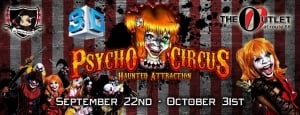 PSYCHO CIRCUS HAUNTED ATTRACTION - 3D