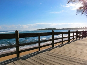 Boardwalk in Piñones, Puerto Rico