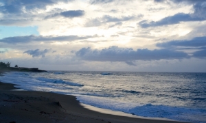 Early AM Montones Beach in Isabela, Puerto Rico