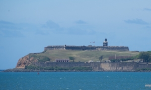 El Morro viewed from Cataño, Puerto Rico