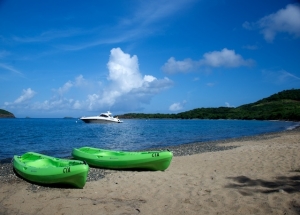 Kayaks on Tamarindo Beach, Culebra