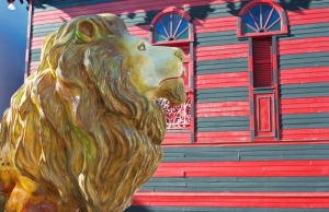 Lion at Plaza Las Delicias in Ponce