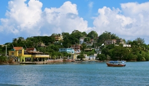 Malecón in town of Naguabo