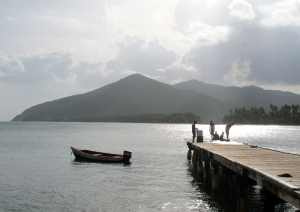 Pier in Maunabo, Puerto Rico