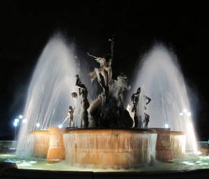 Raices Fountain in Old San Juan, Puerto Rico