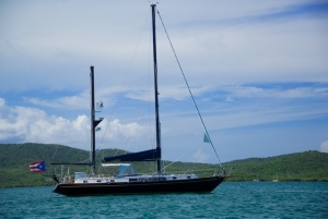Sailing Yacht on Fulladoza Bay, Culebra
