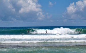 Trio of Surfers, Aviones Beach, Piñones