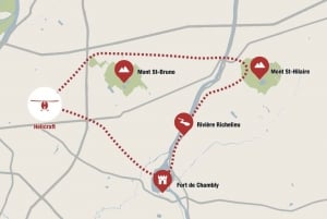 Fra Montreal: Helikoptertur i det naturskønne Montérégie