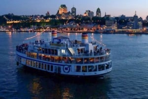 Québec City: 2-timers cocktail- og DJ-cruise om kvelden