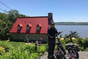 Quebec City: Elcykeluthyrning på Ile d'Orléans