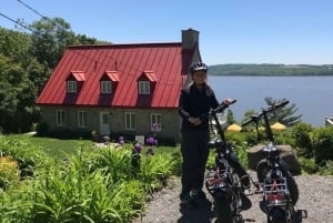 Quebec City: Elcykeluthyrning på Ile d'Orléans