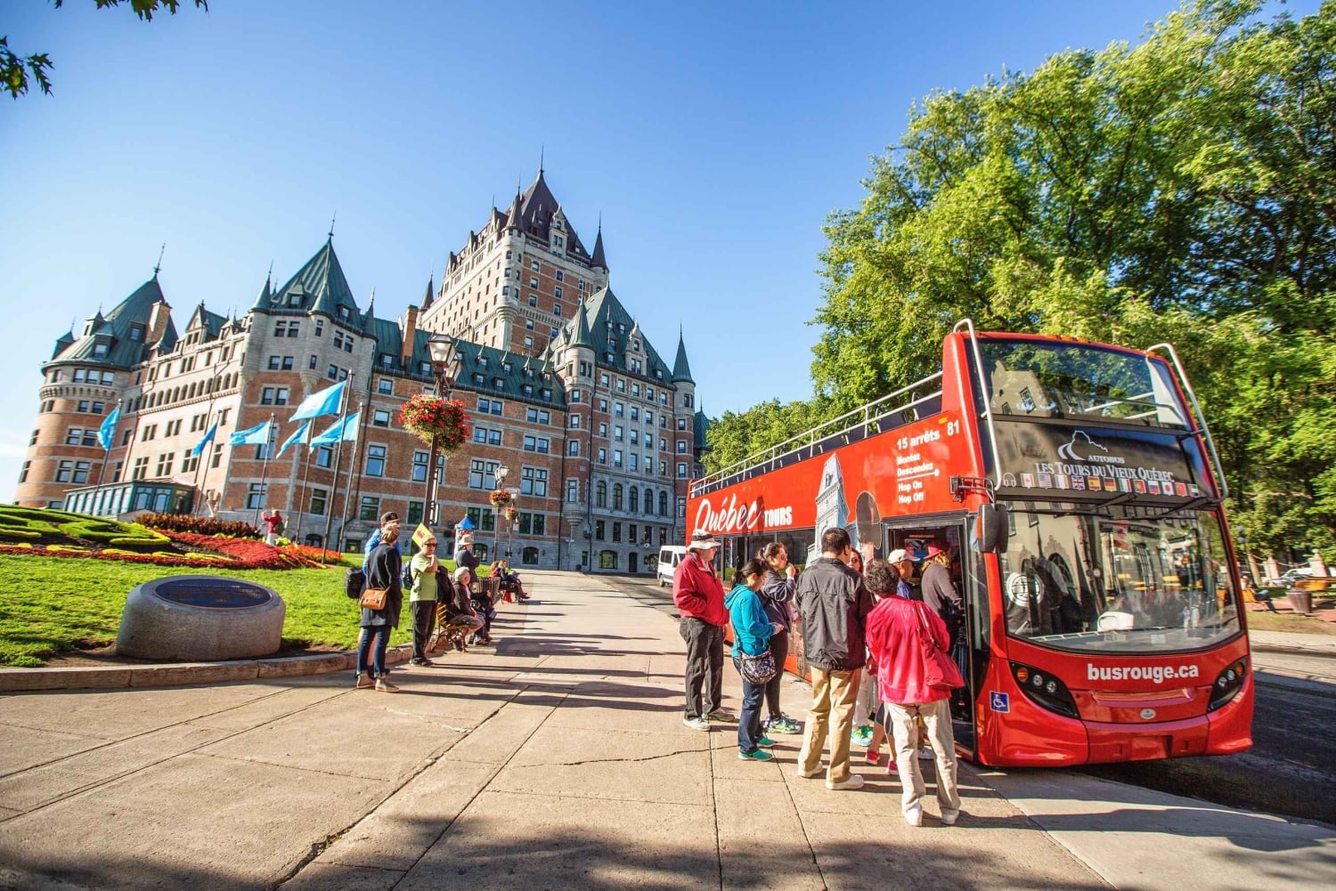 Ciudad de Quebec: Tour en autobús turístico de dos pisos con paradas libres y subida y bajada libre