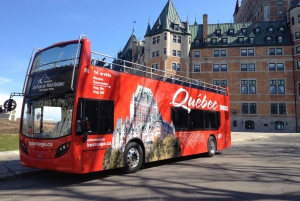 Ciudad de Quebec: Tour en autobús turístico de dos pisos con paradas libres y subida y bajada libre