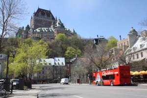 Ciudad de Quebec: Tour en autobús turístico de dos pisos con paradas libres y subida y bajada libre