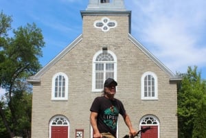 Cidade de Quebec: Tour guiado de bicicleta elétrica pela Ilha de Orléans com degustações