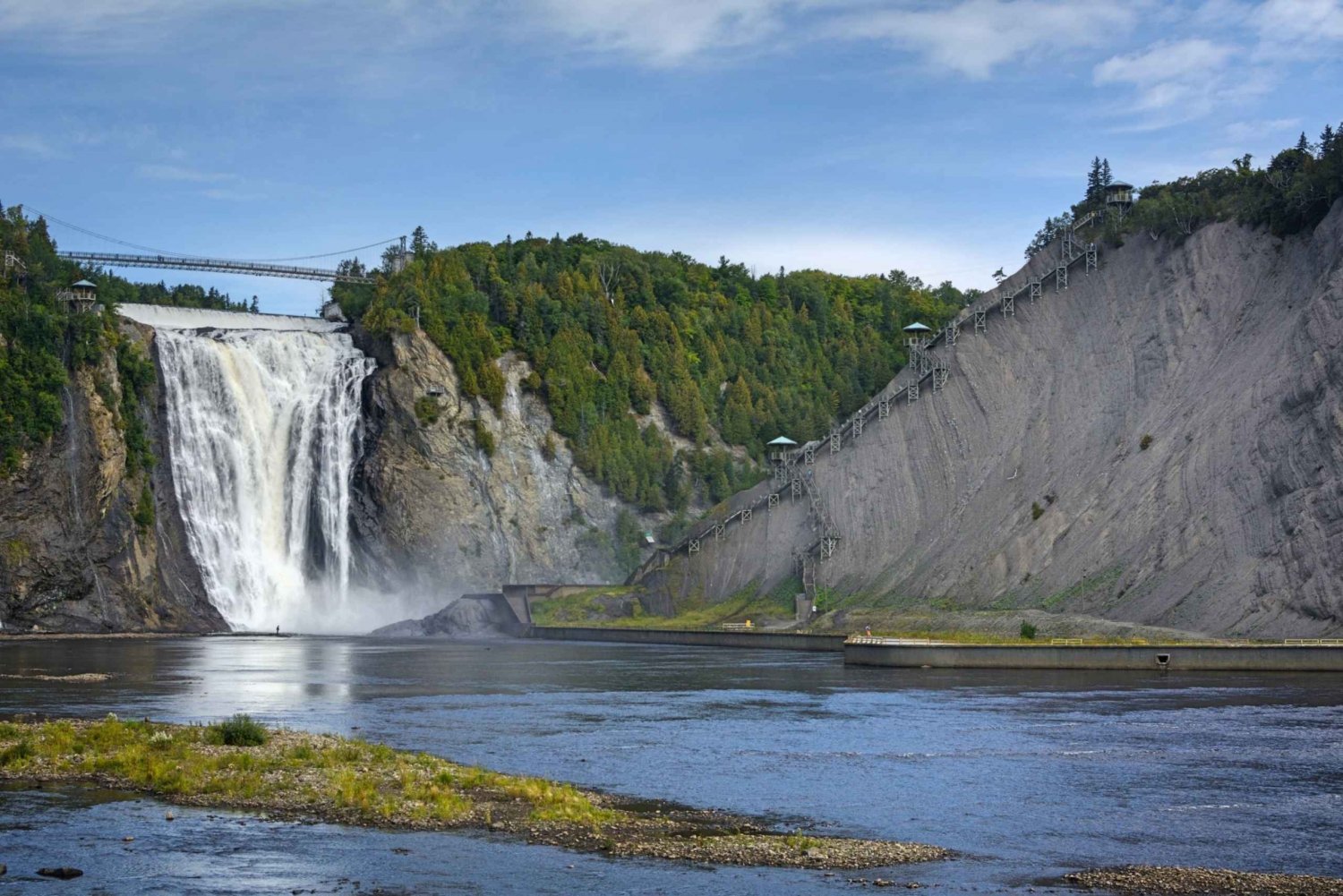 Quebec City: Montmorency Falls Skyttelbuss Transfer
