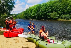 Quebec City (Quebec) Guidad tur med uppblåsbar kajak i Montmorency River