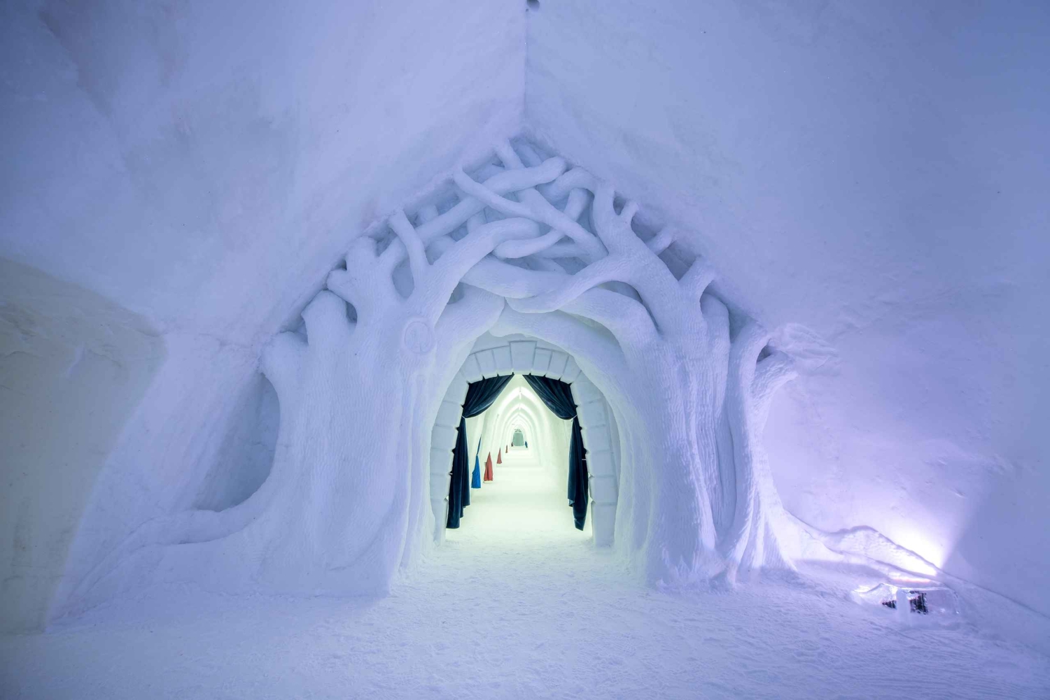 Inngangsbillett til Quebec Ice Hotel med transport