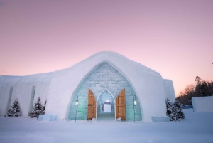Inngangsbillett til Quebec Ice Hotel med transport