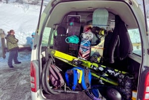 Coronet Peak Ski Shuttle: Privat dør til pisterne