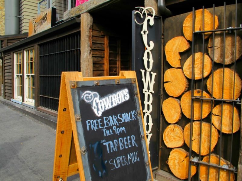 Cowboys Bar in Queenstown