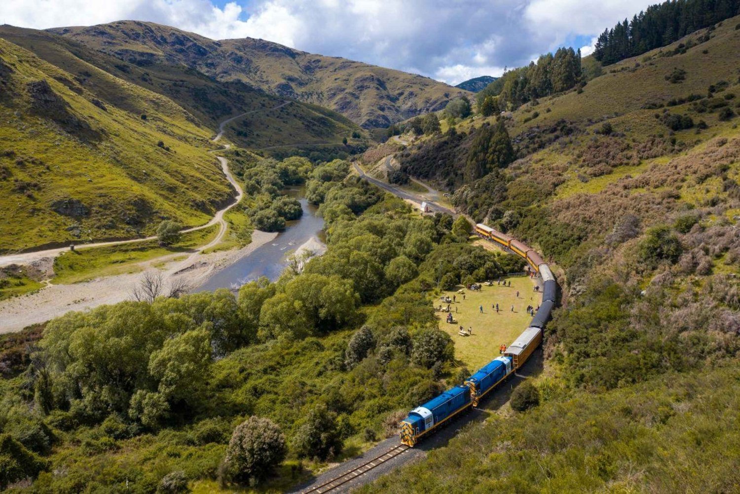 Dunedin: Taieri Gorge Train & Queenstown 1-vägs tur
