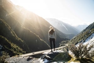 Desde Christchurch: excursión de 2 días a Queenstown vía Franz Josef