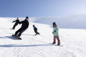 From Queenstown: Cardrona Ski/Snowboard Rentals & Transfer