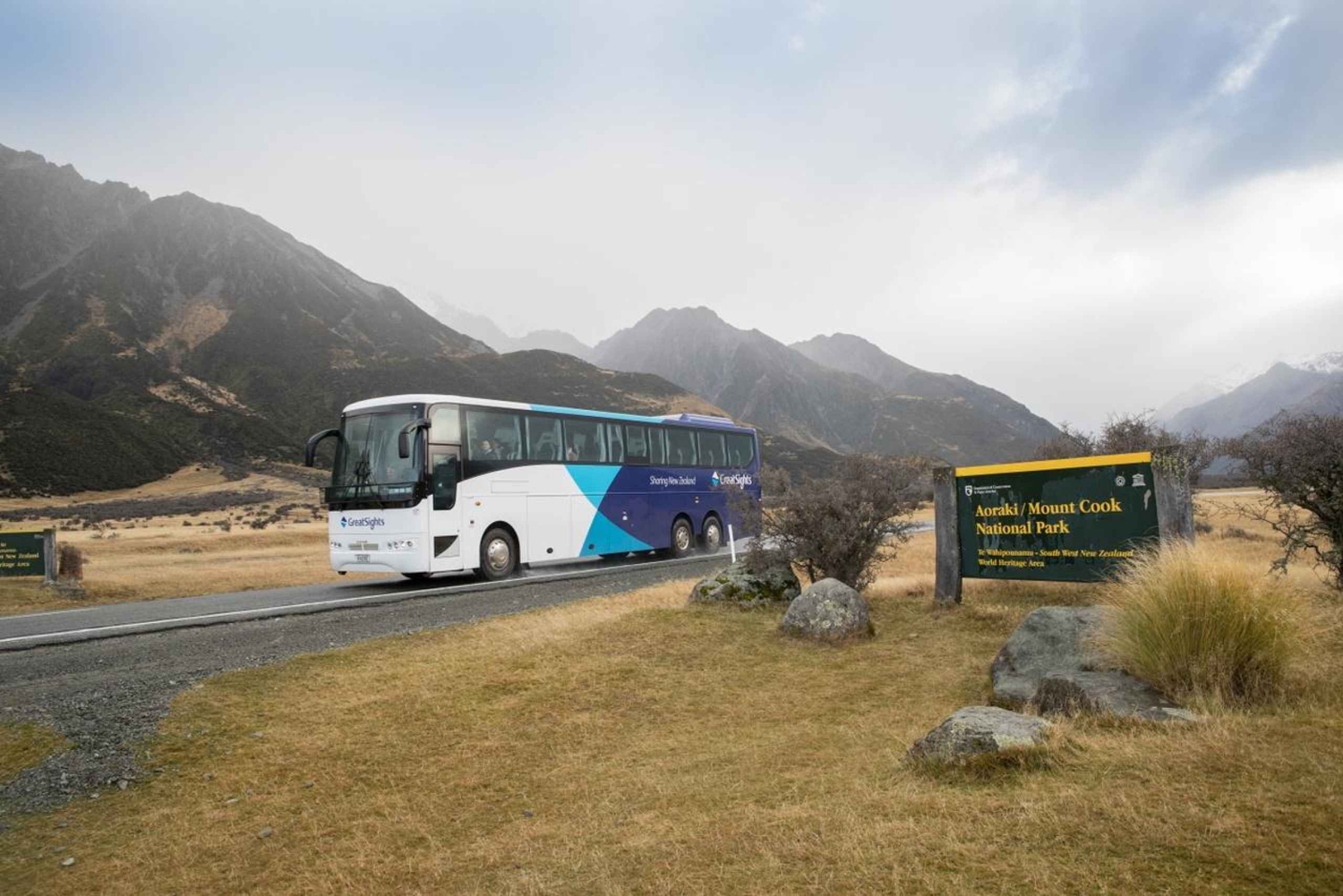 Fra Queenstown: Guidet halvdagstur til Mount Cook