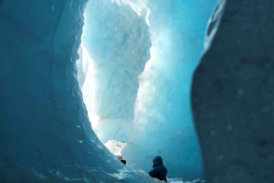Fra Queenstown: kombinasjon av Mount Cook Heli-Hike og busstur