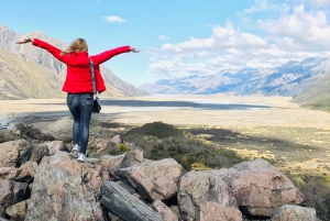 From Queenstown: Mount Cook Heli-Hike and Tour Combo