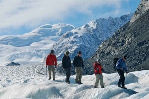 From Queenstown: Mount Cook Heli-Hike and Bus Tour Combo