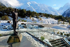 From Queenstown: Mount Cook Heli-Hike and Bus Tour Combo