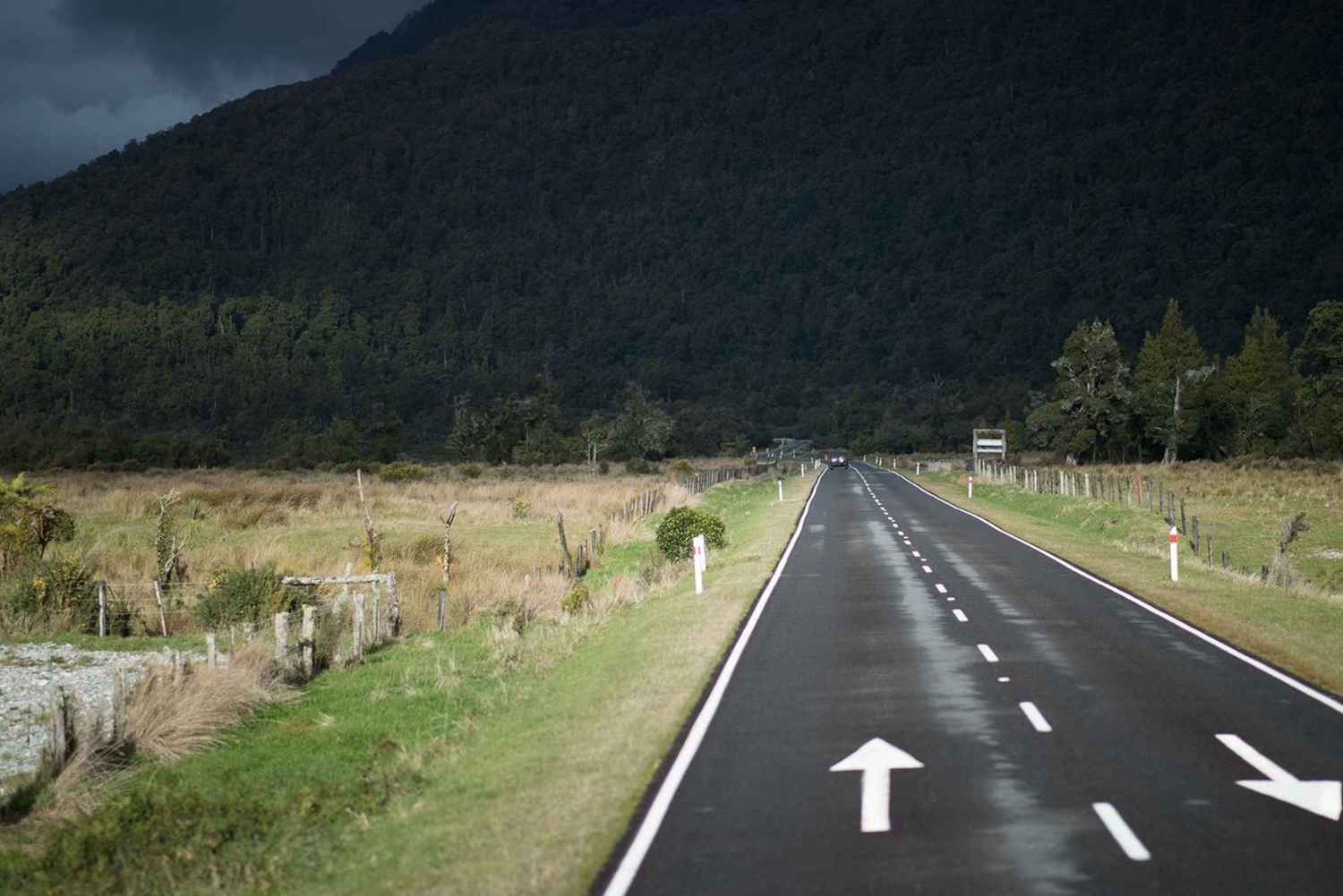 De Queenstown: excursão panorâmica de ida para Franz Josef