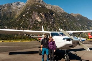 From Wanaka: Milford Sound Flight with Landing & Glaciers