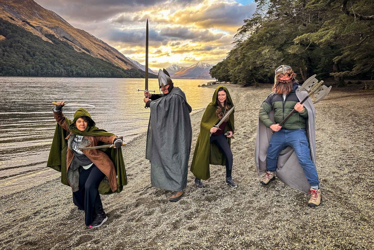 From Queenstown: LOTR Day Tour of Te Anau and Mavora Lakes