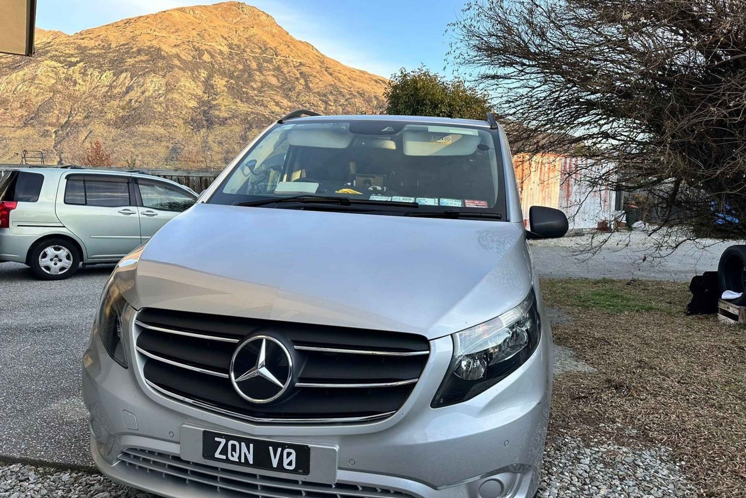 Mercedes V Fleet i Queenstown, New Zealand til din tjeneste